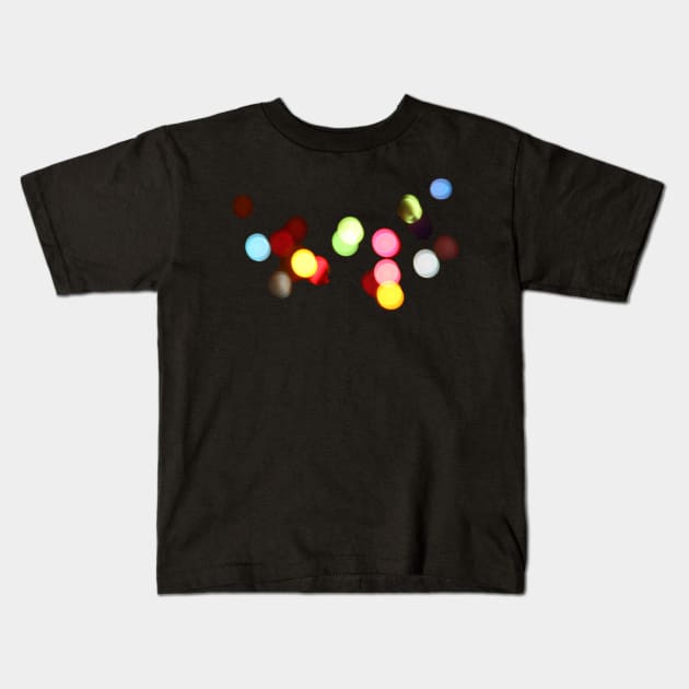 Blurred Lights Kids T-Shirt by RFMDesigns